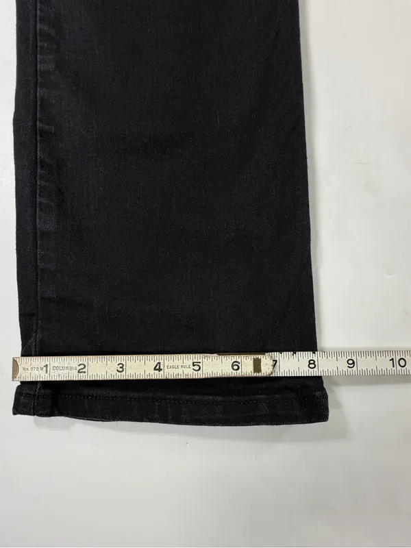 Wrangler Womens Bootcut Jeans Black Denim Mid Rise 5 Pocket Size 25x26 - Image 5