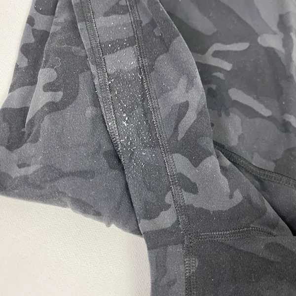 Lululemon Leggings Womens 10 Black Incognito Camo High Rise‎ Yoga Athletic Pants - Image 4