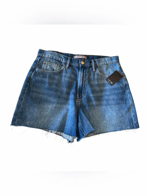 NWT $170 Joe's Raw Hem High Waist Relaxed Denim Shorts 30, DIXIE - Image 6