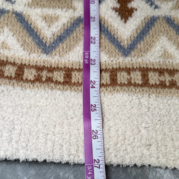 Magnolia Boutique Womens Size Small Cream Southwestern Open Front Cardigan Boho - Image 9