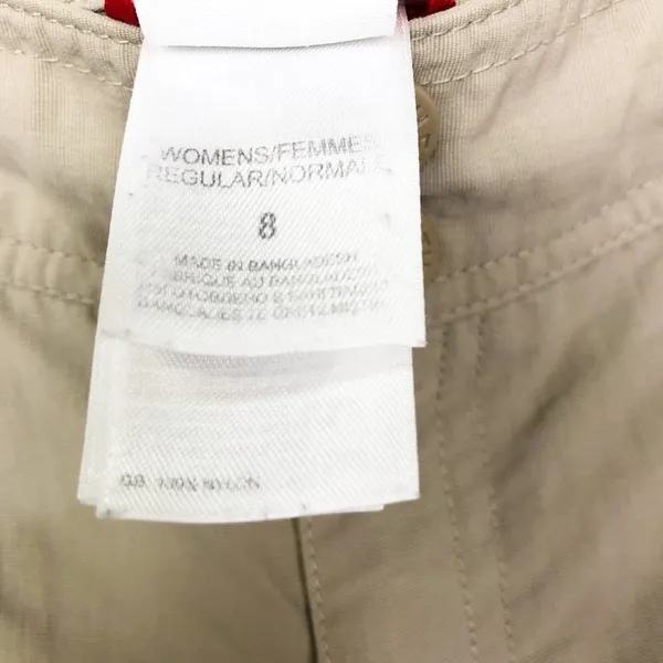 Women's Tan Convertible Hiking Pants 8 - Image 6