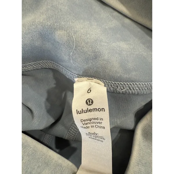Lululemon Wunder Under Leggings Womens 6 Gray‎ Inseam 26 in Athleisure W5BY1S - Image 6