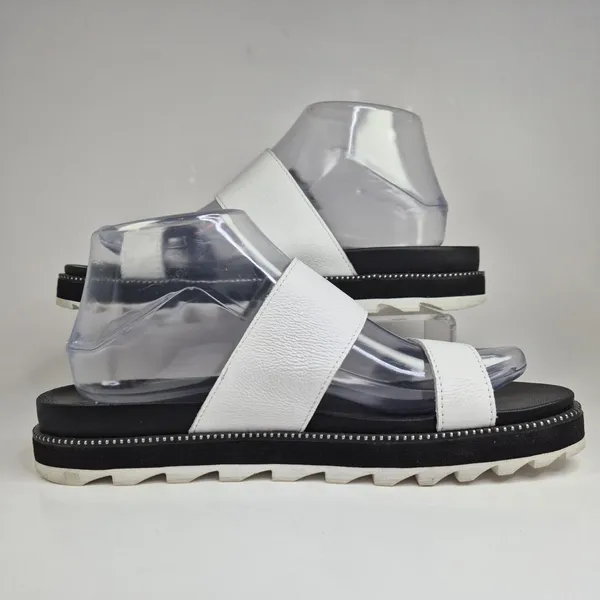 Sorel Women’s Roaming Buckle Slide Sandal In sea salt Size 9.5 - Image 3