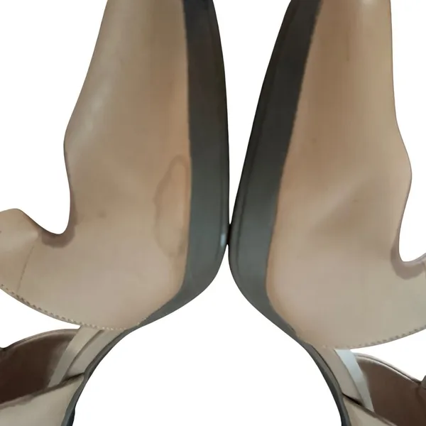 Clarks‎ Collection Women's Tan Leather Cross Strap high Heel Mary Jane Shoe - Image 7