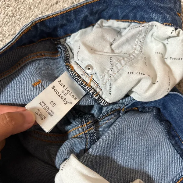 Articles Of Society Medium Blue Skinny Jeans - Image 9