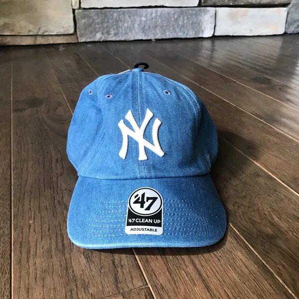'47 Brand New York Yankees Denim Baseball Hat, American Eagle Exclusive, NWT - Image 5