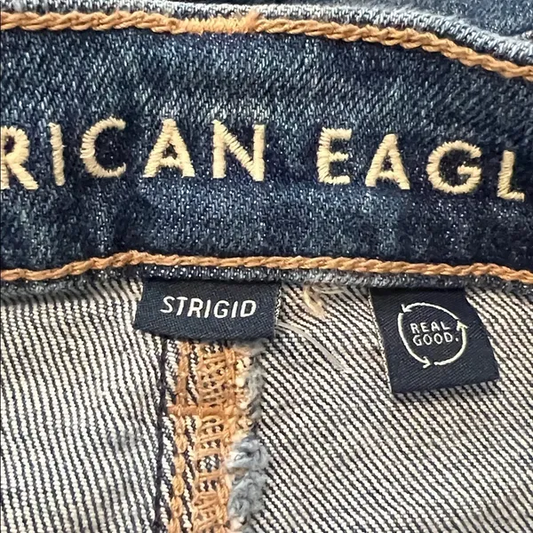 Final Price American Eagle Super High Rise Baggy Straight - Image 6