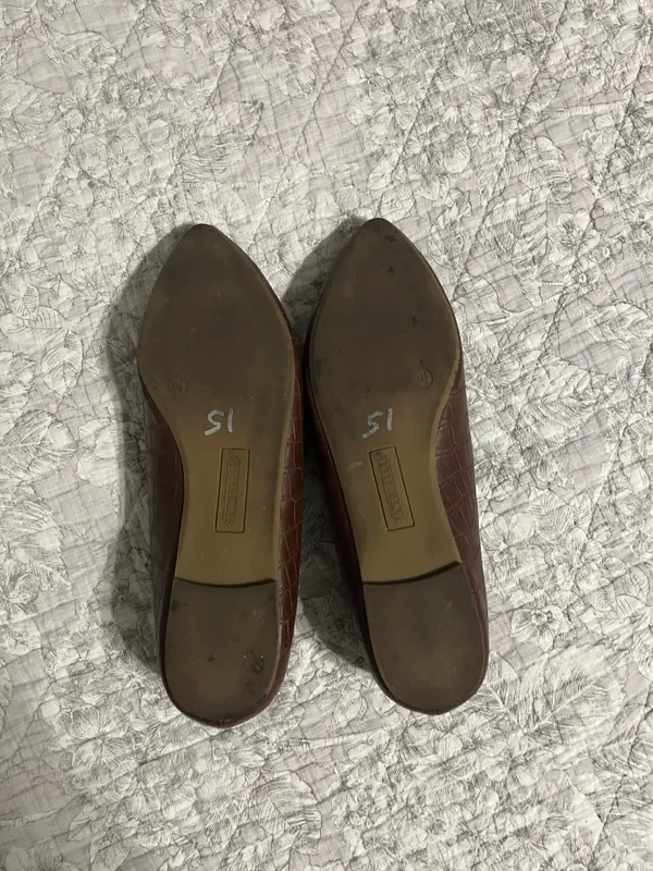 Ross Brown Pointed Toe Flats - Image 3