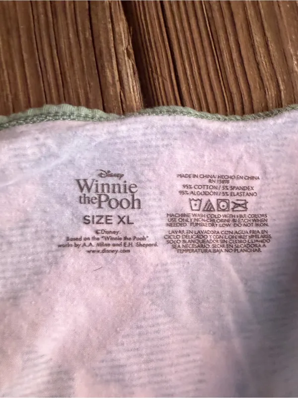 Disney Winnie the Pooh Cami Tank Top Women’s XL Bear Print Lounge Sleepwear - Image 2