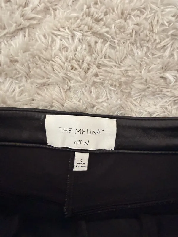 Melina Aritzia Leather Pants - Image 2