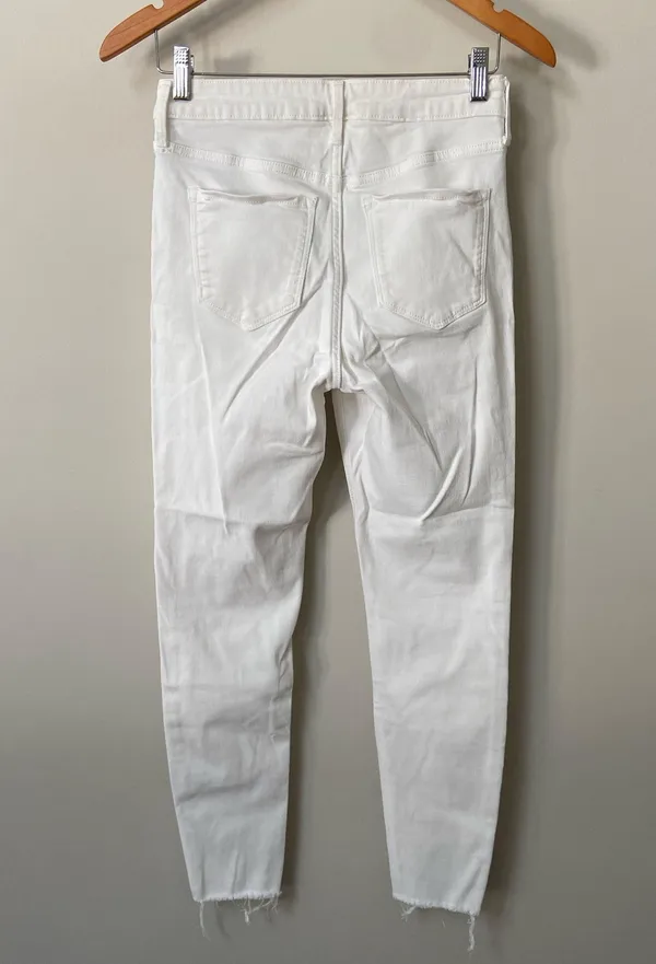 Rockstar Super Skinny White Jeans - Image 2
