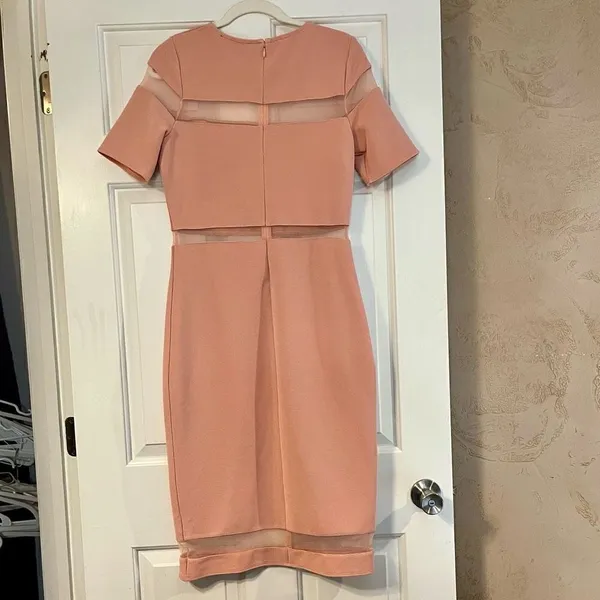 Gianna Bini Jamie Guava Globe Trotter Midi Dress Medium - Image 3