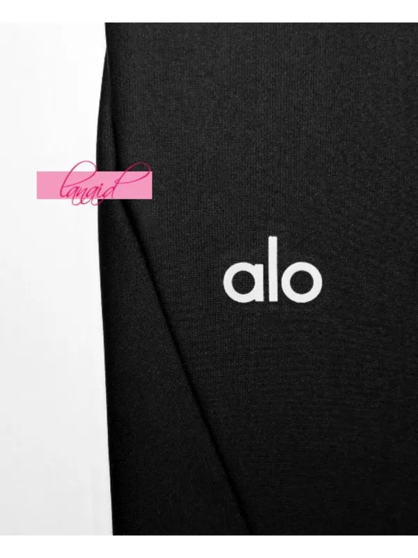 Alo Airlift High-Waist Light Speed Leggings Black Hi-Rise Waisted Tights Pants S - Image 7
