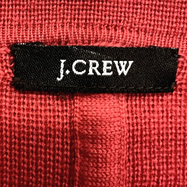 J.Crew Wool Button Front Cardigan Sweater 3/4 Sleeve Collar Short Knit Size 4‎ - Image 6