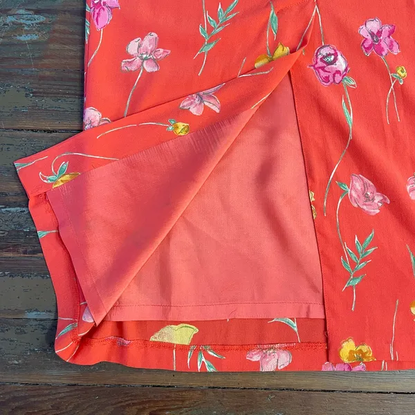 Vintage Plaza South Vibrant Floral Print Sleeveless Maxi Dress ~ Size 10💚🍄 - Image 9