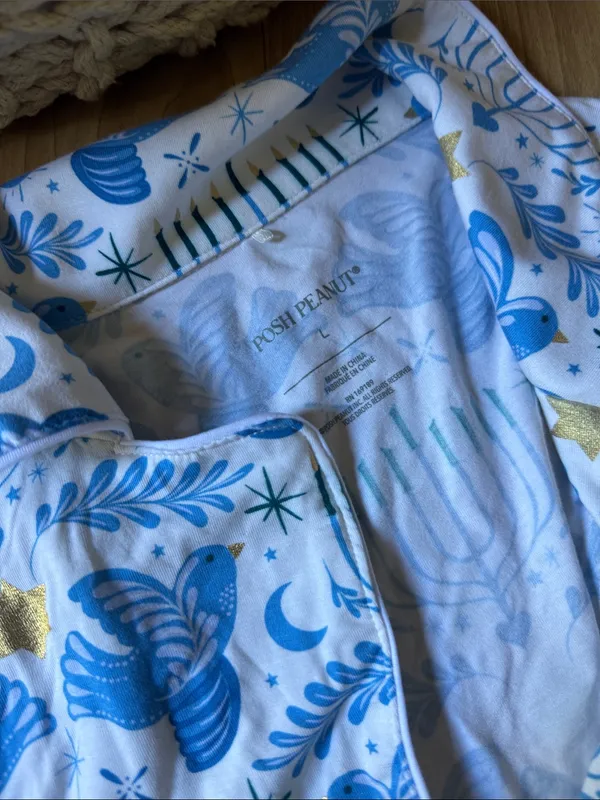 Posh Peanut Hanukkah Pajama Top - Image 3