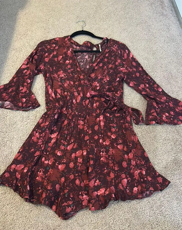 Free People Floral Romper - Image 3