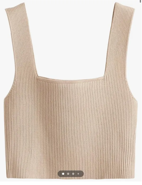 Crop Top Brown Size XS - Image 4
