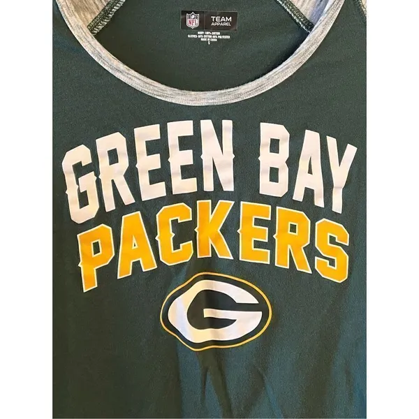 NFL Team Apparel Green Bay Packers shirt size small (3131) - Image 3