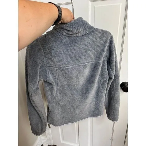 Patagonia Women's‎ Re-Tool Snap-T Pullover Size S Gray Fuzzy Jacket Sweater - Image 4