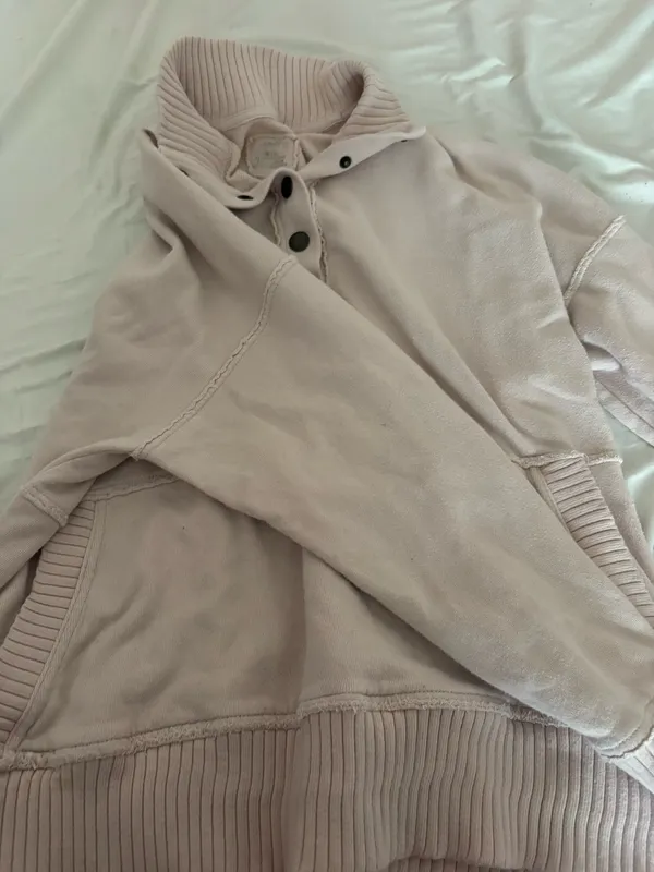 Aerie crew neck button up  - Image 4
