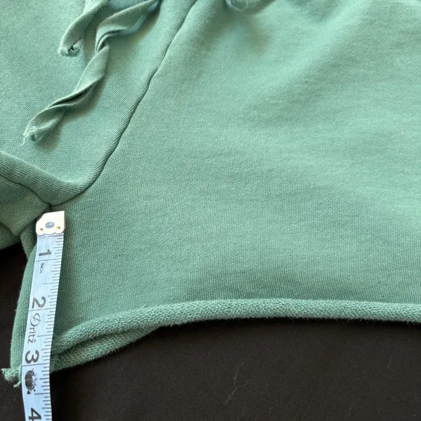Böhme Lounge Shorts Comfy Drawstring Waist Casual Green Shorts‎ Size S - Image 6