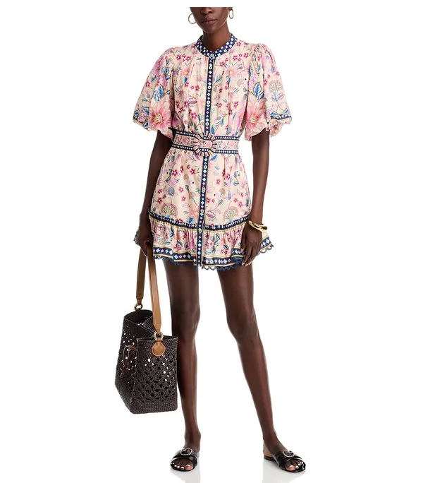 Farm Rio Superbloom Tapestry Mini Dress - Image 2