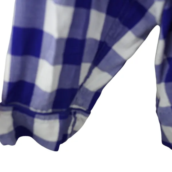 J.Crew 3X Blue &‎ White Gingham Modal Pajama Set - Image 5