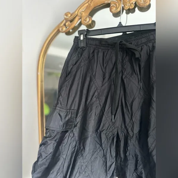 Free people movement black nylon joggers size Xs nwot - Image 2