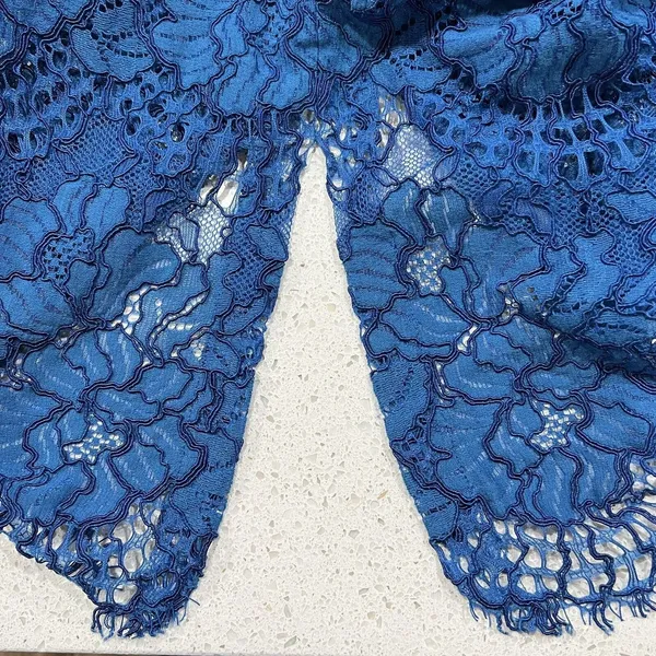 Alexis Size S Julianna Dress‎ Blue Black Lace Halter Midi Bodycon High Neck Gown - Image 8