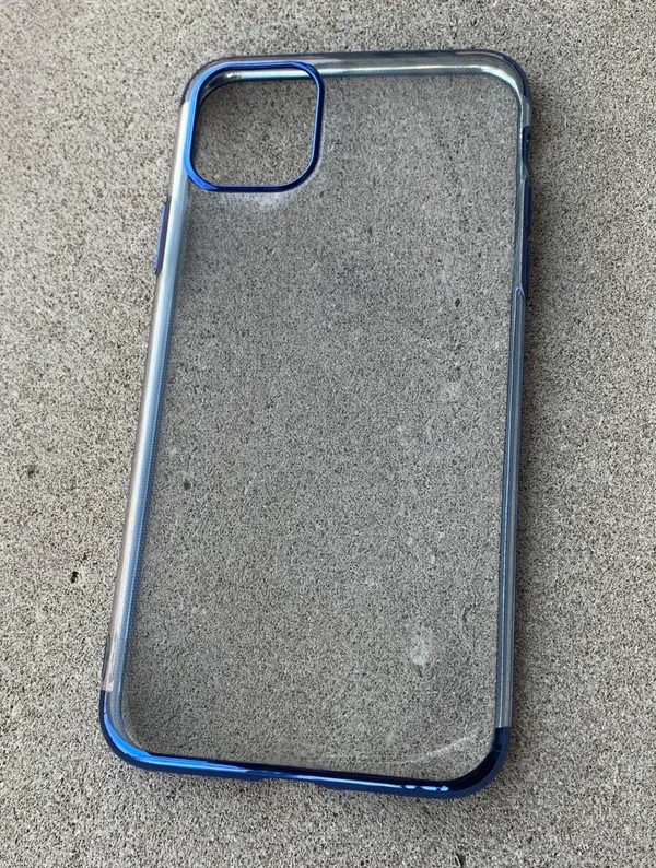 Apple iPhone 11 Pro Max Fashion Air Bumper Anti-drop Case Blue - Image 3