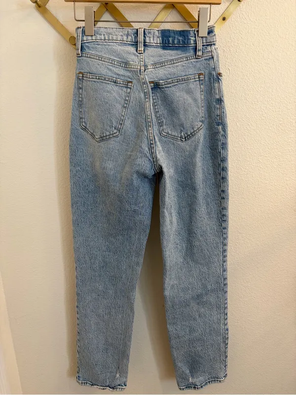 Abercrombie & Fitch The 90s Straight Ultra High Rise Curve Love Jeans 26 2 - Image 6