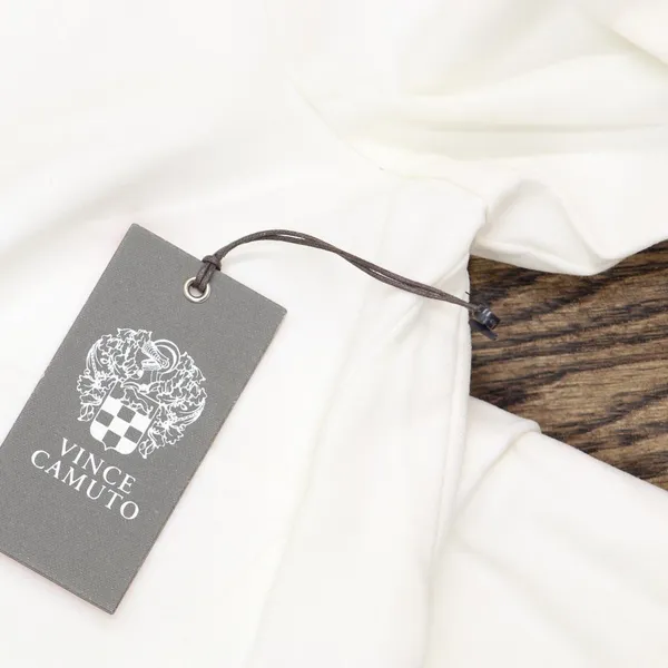 Vince Camuto Women's Angled Ruffle Sheath Dress VC9M9272 White 14P - Image 3