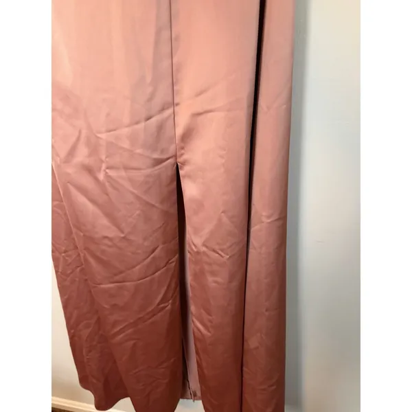After Six Copper Penny Satin Convertable Gown Size 4 $269 6898 NEW - Image 8