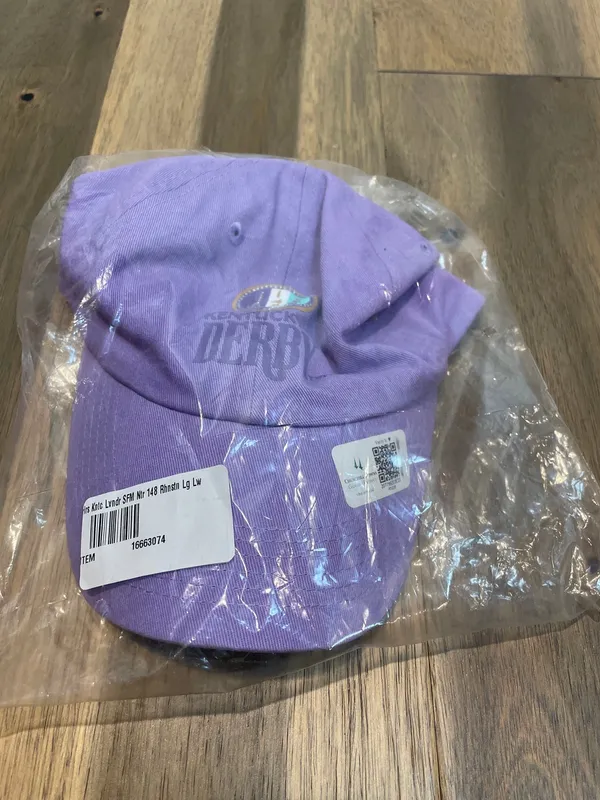 Kentucky Derby 148 Lavender Rhinestone Hat Churchill Downs Equine Artwear OS NWT - Image 2