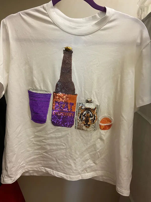Clemson Tigers Tee White - Image 2