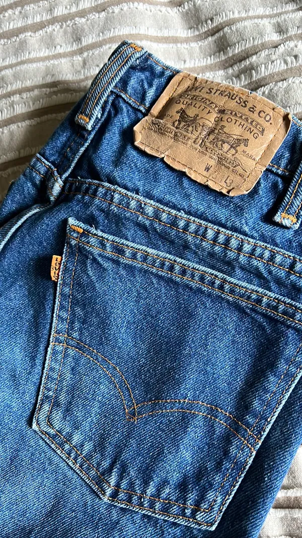 RARE Orange Tag Levis - Image 5