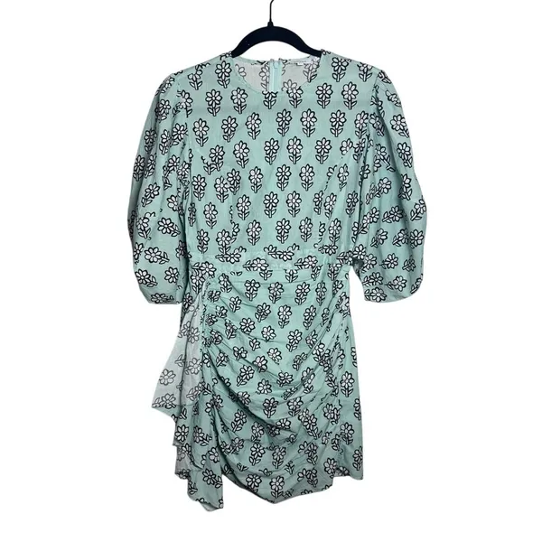 Rhode Pia Mini Dress in Eggshell Floral Sz. XS - Image 2