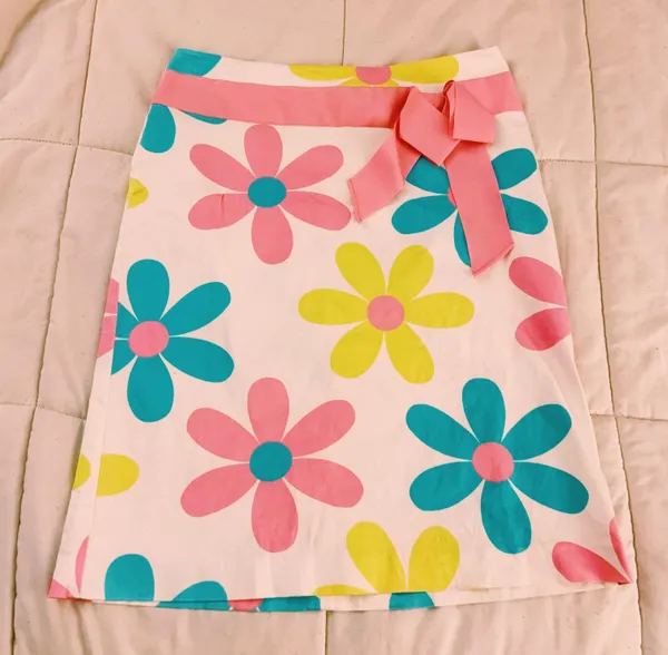 1960 Inspired Floral Skirt - Image 4