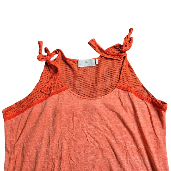 Adidas‎ by Stella McCartney Mesh Orange Tank Size: M - Image 3