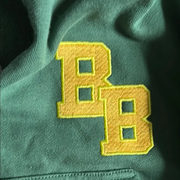 Green Cropped Hoodie - Image 3