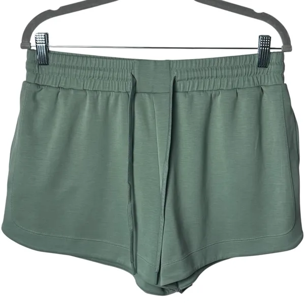 Interval Sage Green Shorts Cozy Soft Athletic Athleisure Stretch Comfort L - Image 2