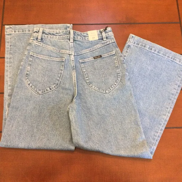 NWT Rolla’s the sailor high rise wide leg blue jeans 27 - Image 9