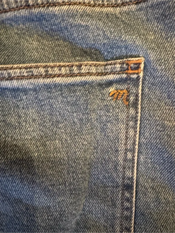 Madewell The Perfect Vintage Wide‑Leg Crop Jeans Size 32 - Image 8