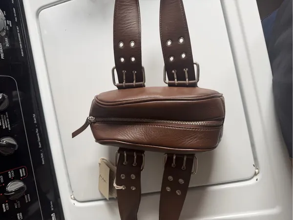New Brown Free People Buckle Handbag - Image 2
