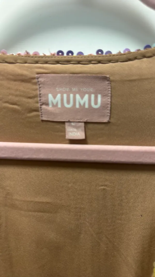 Show Me Your Mumu Rainbow Sequin Mini Dress - Image 9