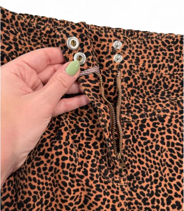 Anthropologie Kalea Cheetah Animal Print High Rise Trouser Joggers Pants XS - Image 5