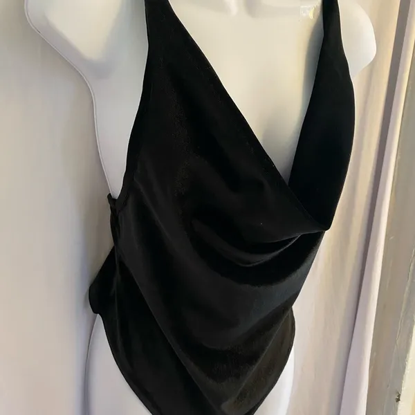Pretty Little Thing Black BodySuit Size 12 - Image 5