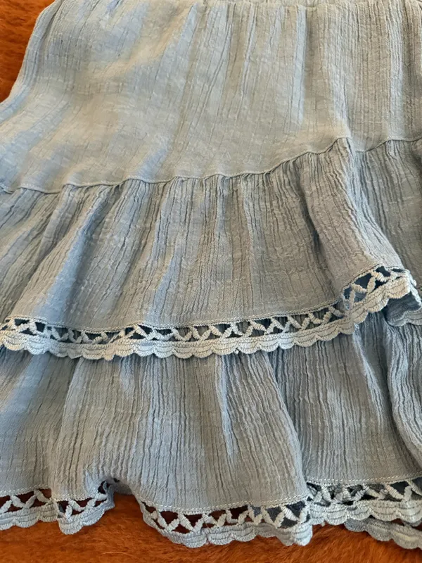 Ruffle Skort Blue Size M - Image 2