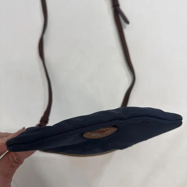 Dooney & Bourke Nylon‎ North South Triple Zip Crossbody Bag Purse Navy - Image 9